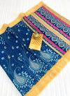 MG 401 Plain Linen Printed Daily Wear Sarees Wholesale Shop In Surat